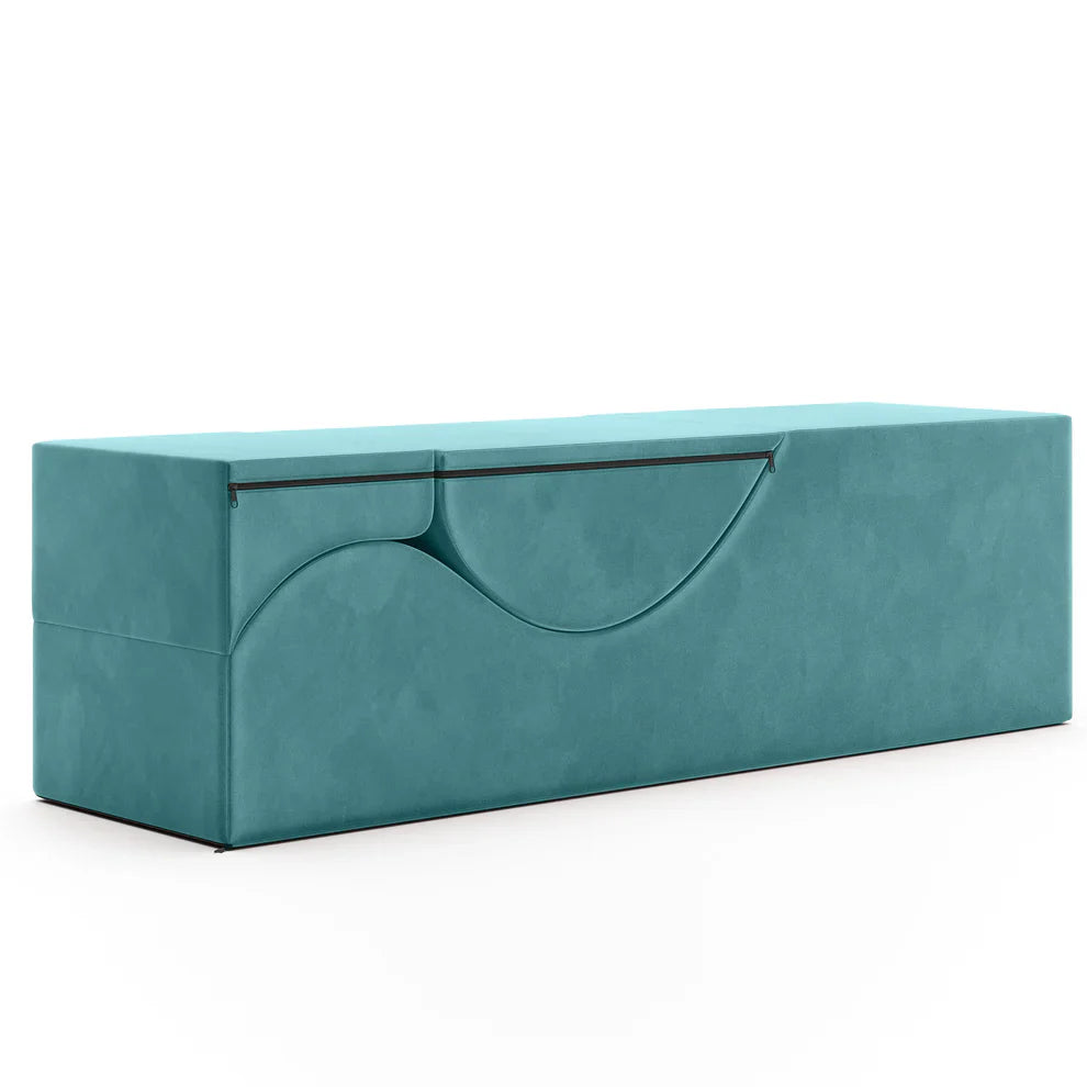 Convertible Chaise + Bench with Free Machine Washable Cover